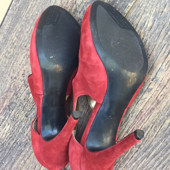 {Guess by Marciano}Size 6.5M Wine Stilettos - Picture 5 of 8